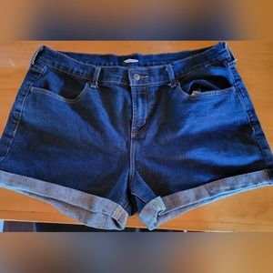 Old navy cuffed denim women's shorts